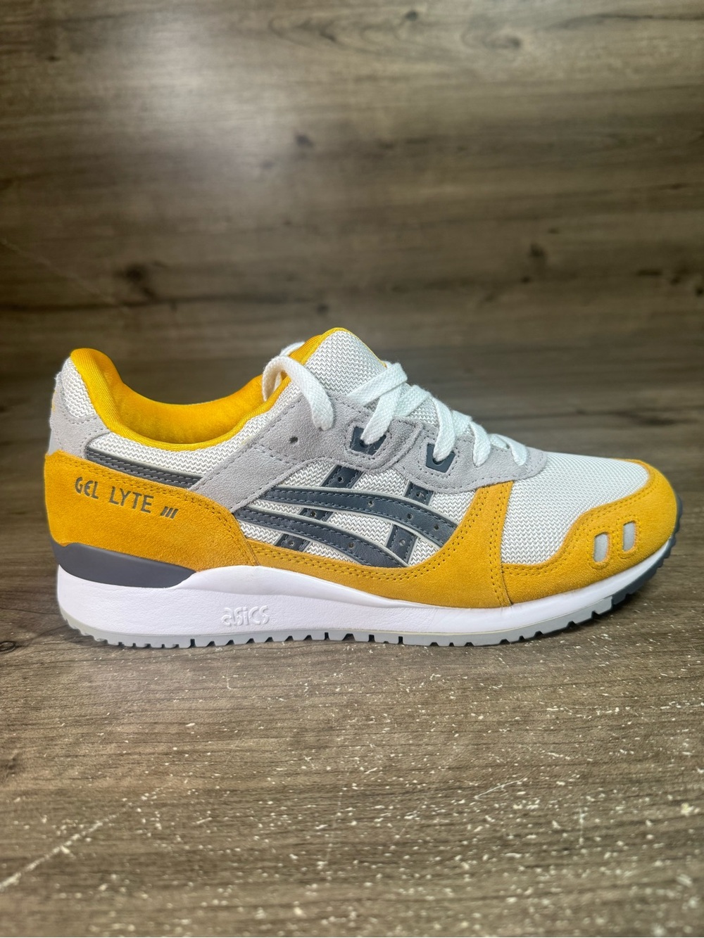 ASICS Gel-Lyte III OG Sunflower Carrier Grey Men’s 8 1201A482-800 New